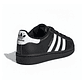 Zapatillas Adidas Superstar EF5396 Original Color Negro Unisex Para Niños Talla 19 - Miniatura 3