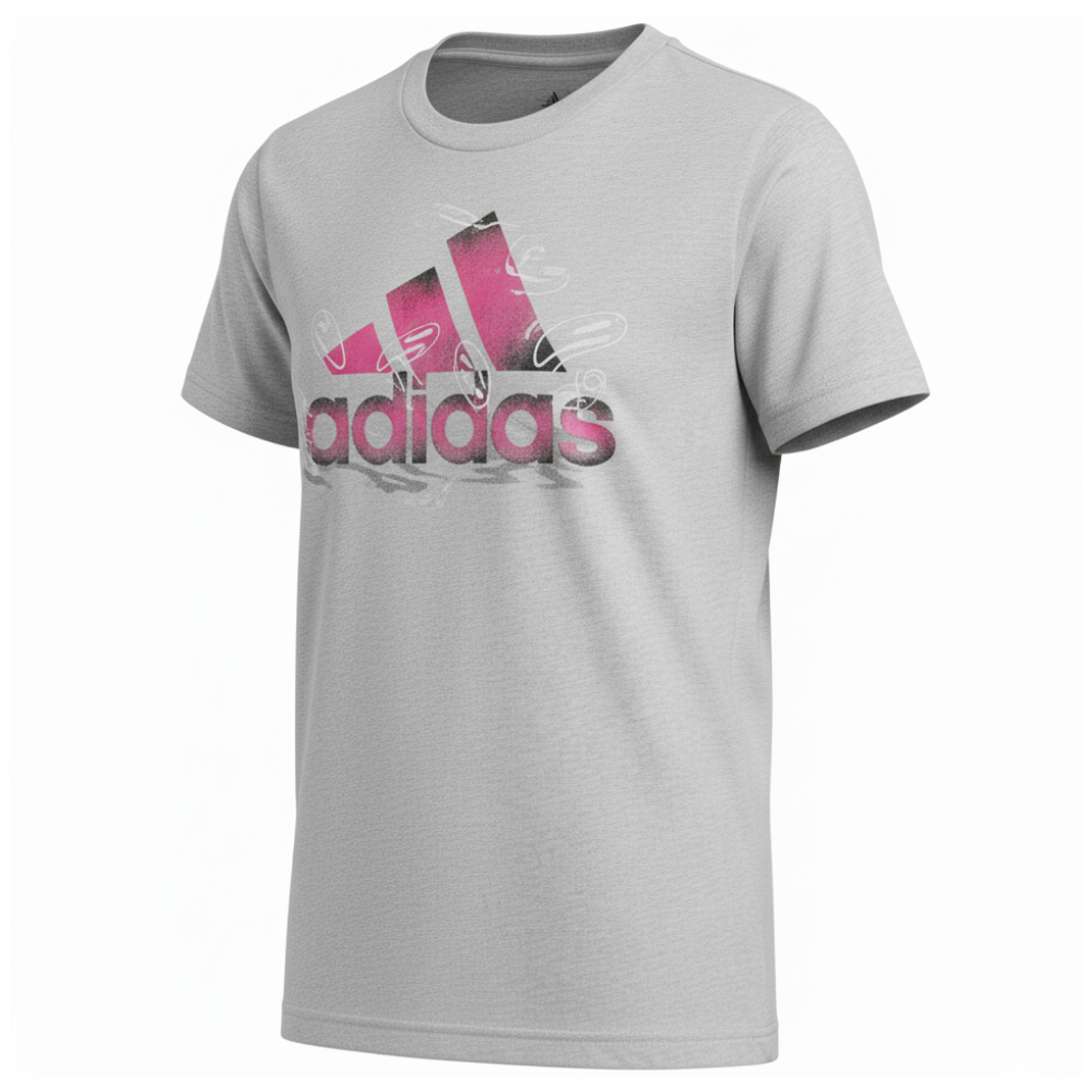 Polo Adidas Manga Corta Original GB8959 Color Gris Para Niña 1