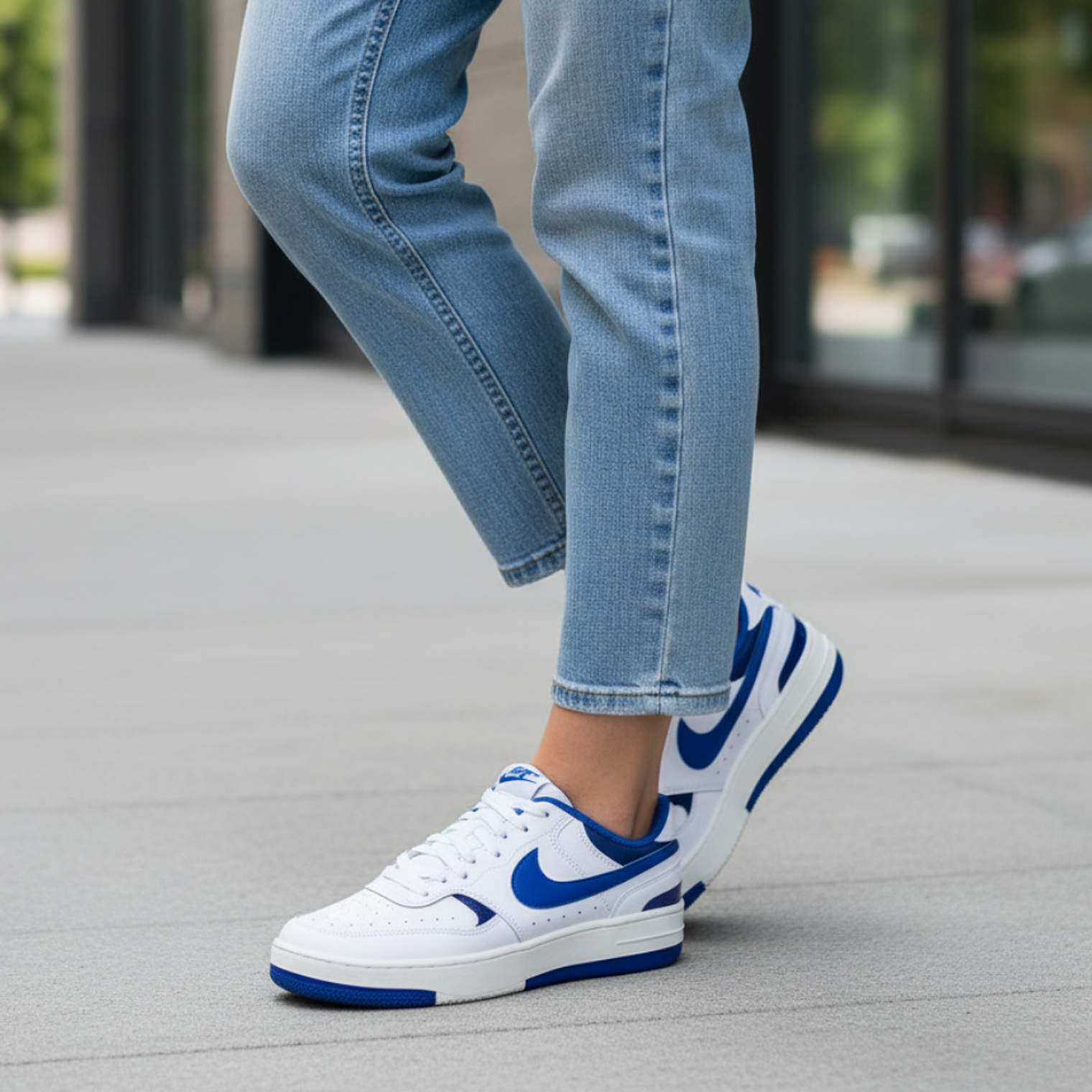 Zapatillas Nike Gamma force DX9176 101 Original Color Blanco Para Mujer 4