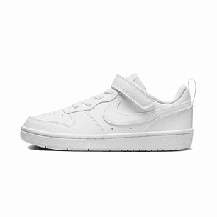 Zapatillas Nike Court Borough Recraft BPV DV5457-106 Color Blanco Para Niños