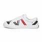 Zapatillas Tommy Hilfiger Lacen Original Color Blanco Y Rojo Unisex - Miniatura 1