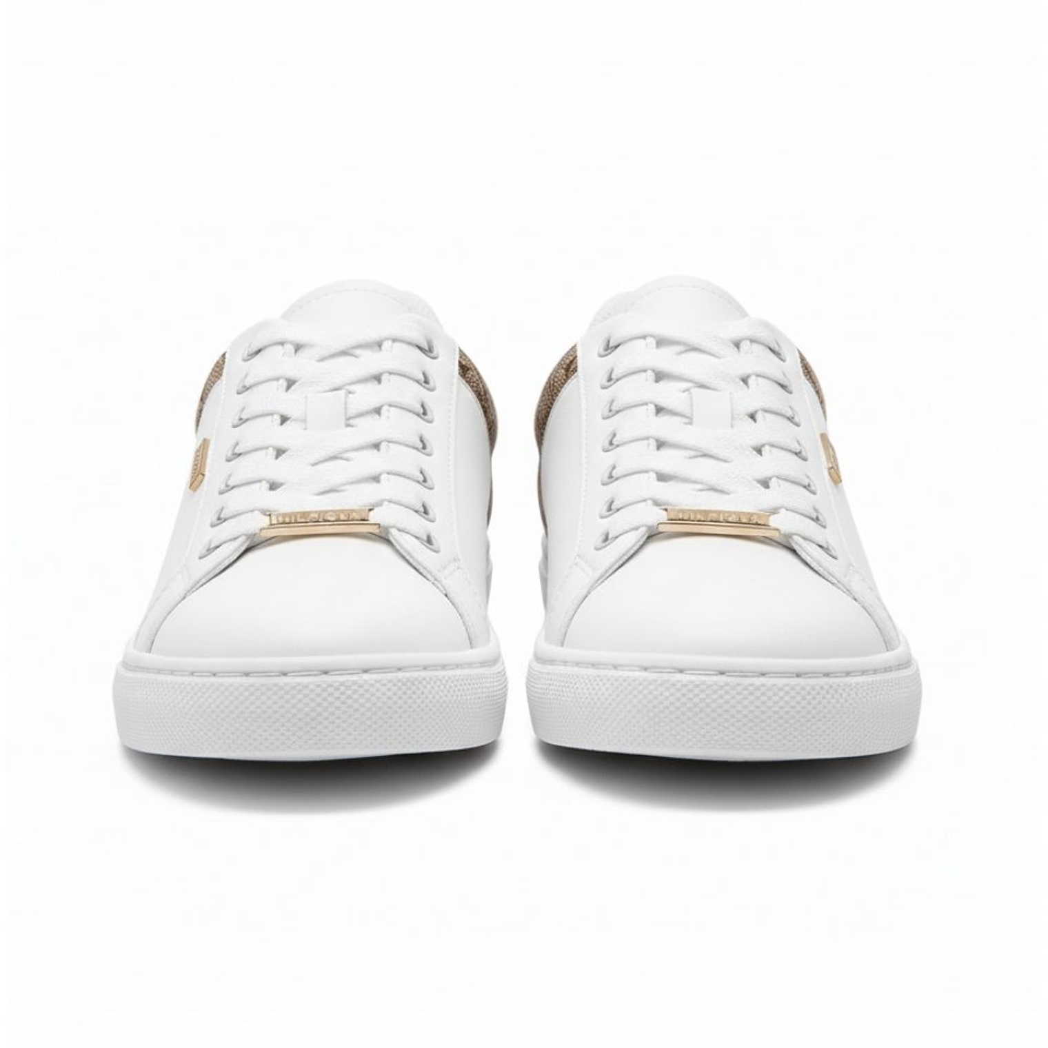 Zapatillas Tommy Hilfiger Lorio Original Color Blanco y Marron Unisex 2