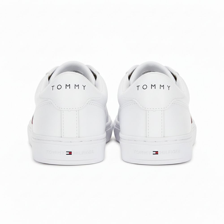 Zapatillas Tommy Hilfiger Laven Original Logo TM Color Blanco  2