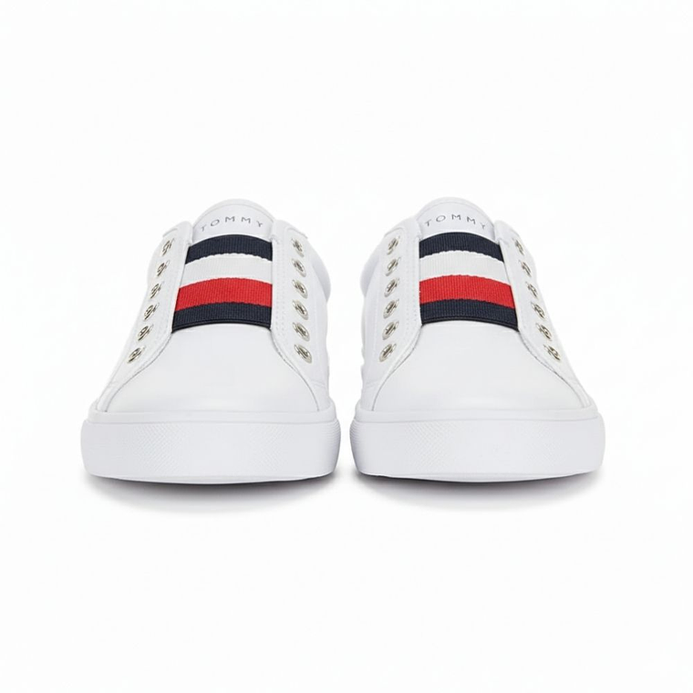 Zapatillas Tommy Hilfiger Laven Original Logo TM Color Blanco  3