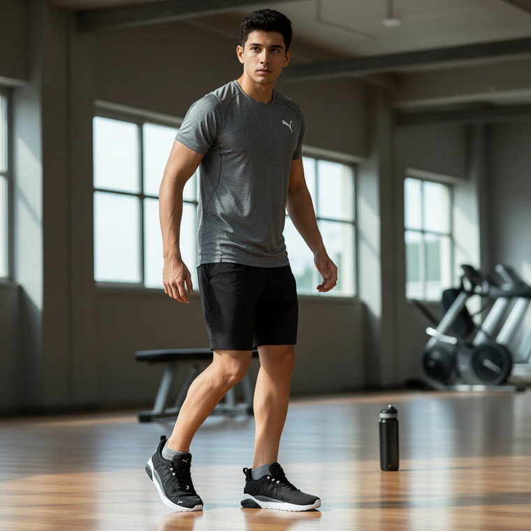 Zapatillas Deportivas Puma Anzarun 371131 02 Original Color Negro Para Hombre 4