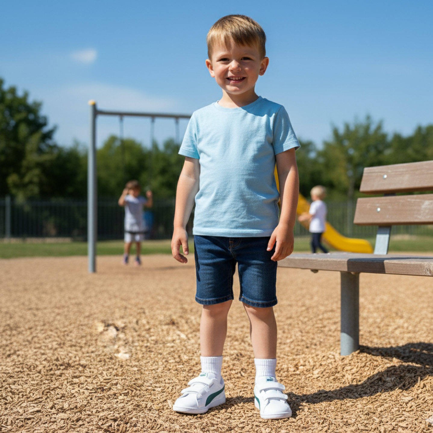 Zapatillas Puma Up V PS 373602 30 Original Color Blanco Para Niños 4