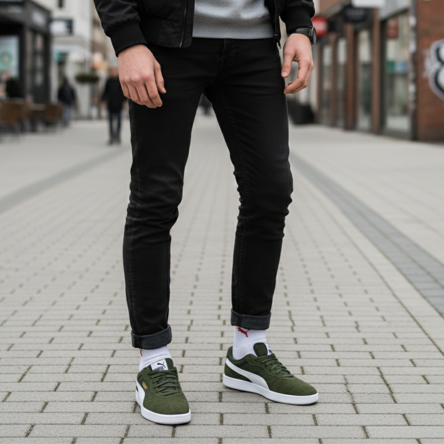 Zapatillas Puma Astro Kick 369115 02 Original Color Verde Para Hombre Talla 40.5 5