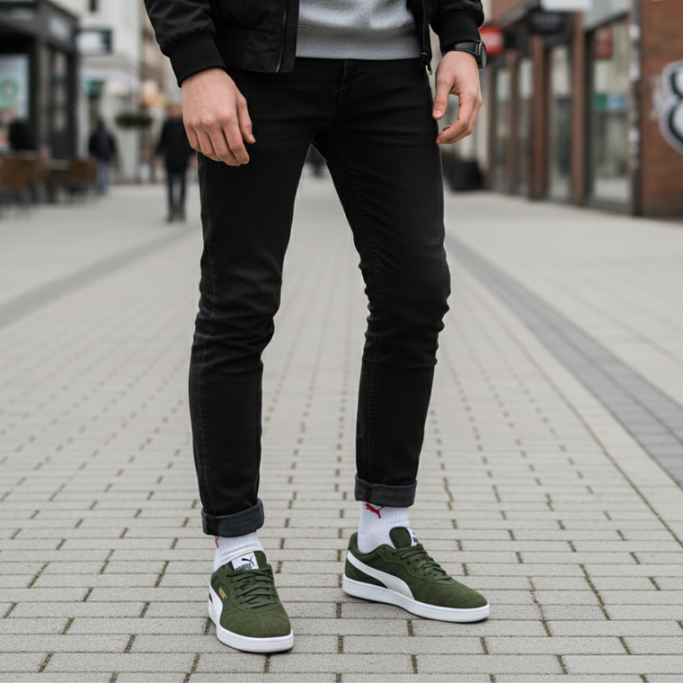 Zapatillas Puma Astro Kick 369115 02 Original Color Verde Para Hombre Talla 40.5 5