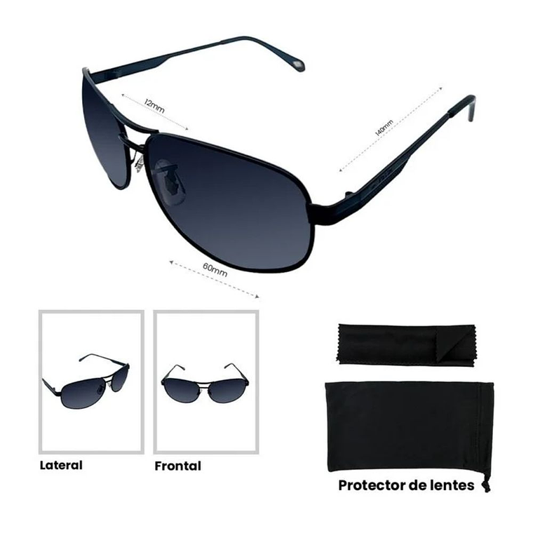 Lentes de Sol Fossil Outlook X80042 60 mm 7