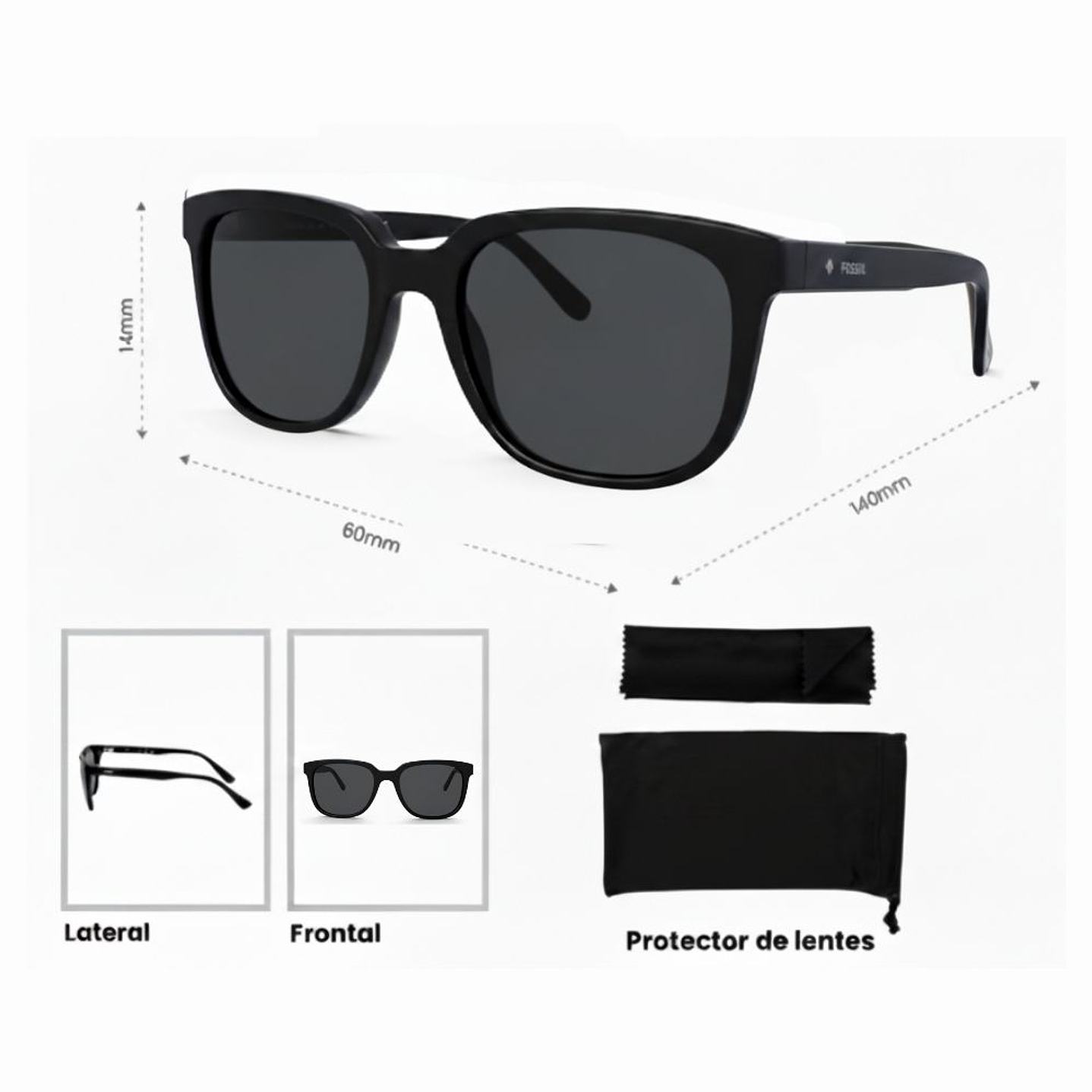 Lentes de Sol Fossil Outlook X82584 7