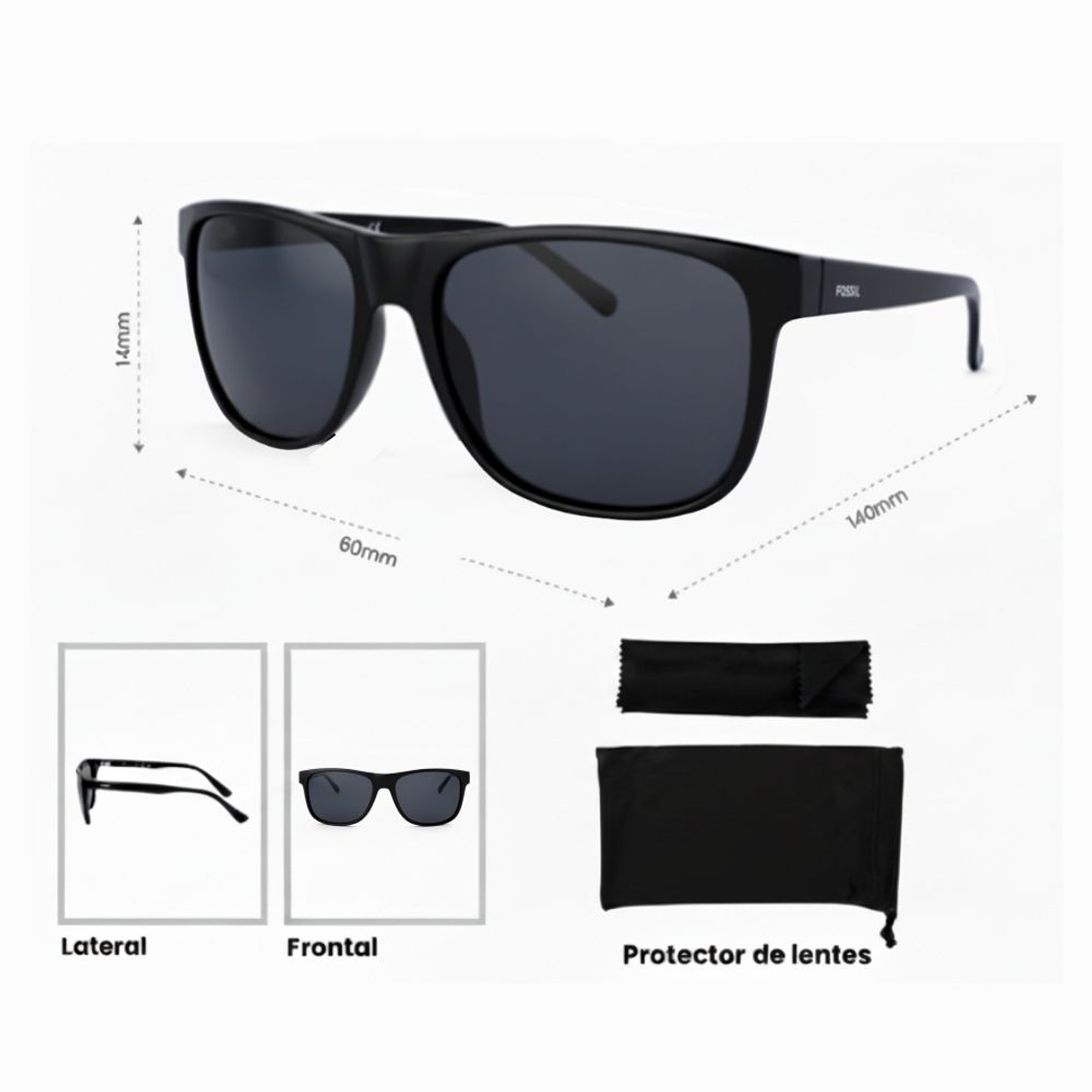 Lentes de Sol Fossil Outlook X80099 7