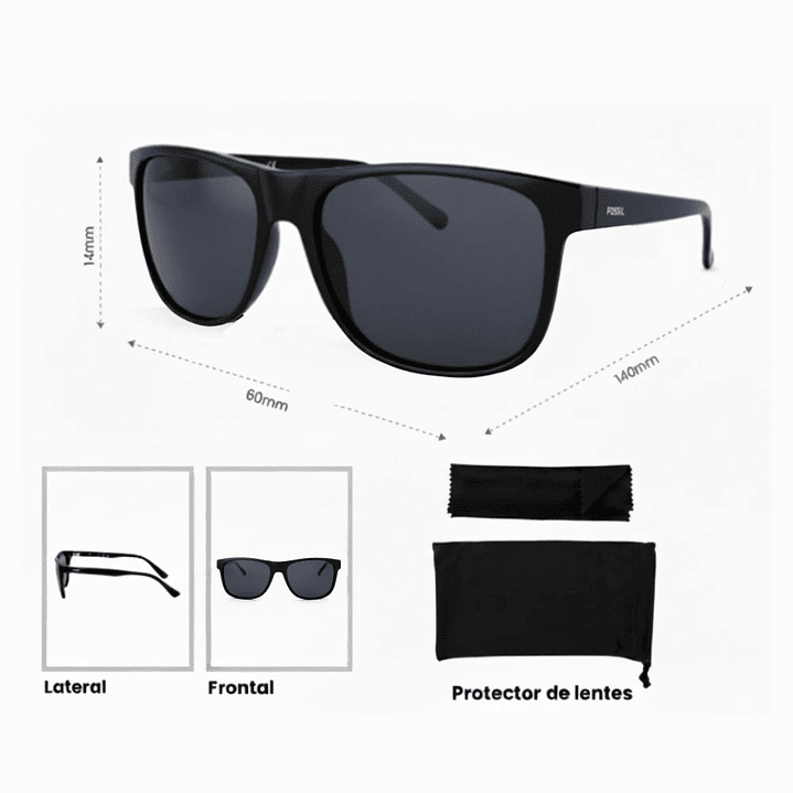 Lentes de Sol Fossil Outlook X80099 7