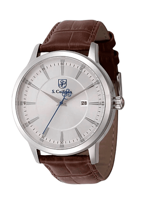 Reloj Analógo S. Coifman Original SC0552 Color Marrón - Blanco para Hombre