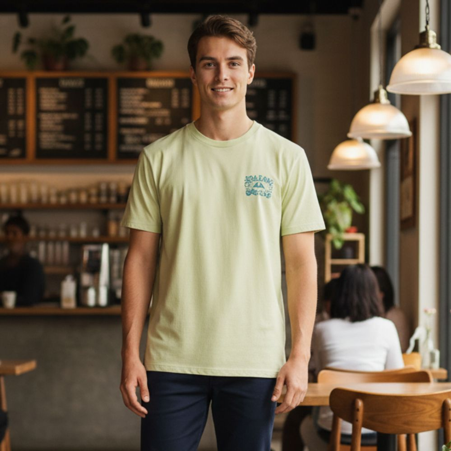 Polo manga corta para Hombre Billabong Worded BL11102111088/ZNH Color Verde Claro 1