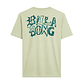 Polo manga corta para Hombre Billabong Worded BL11102111088/ZNH Color Verde Claro - Miniatura 3