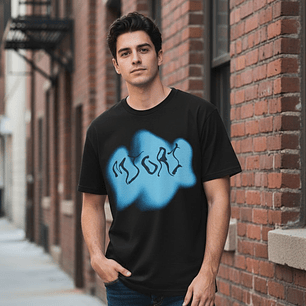 Polo con Diseño MJORI Color Negro Para Hombre Talla XL