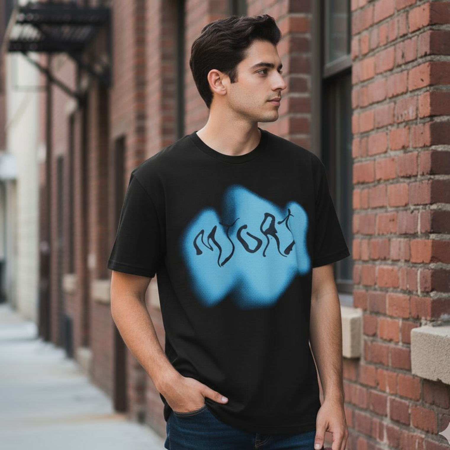 Polo con Diseño MJORI Color Negro Para Hombre Talla XL 4