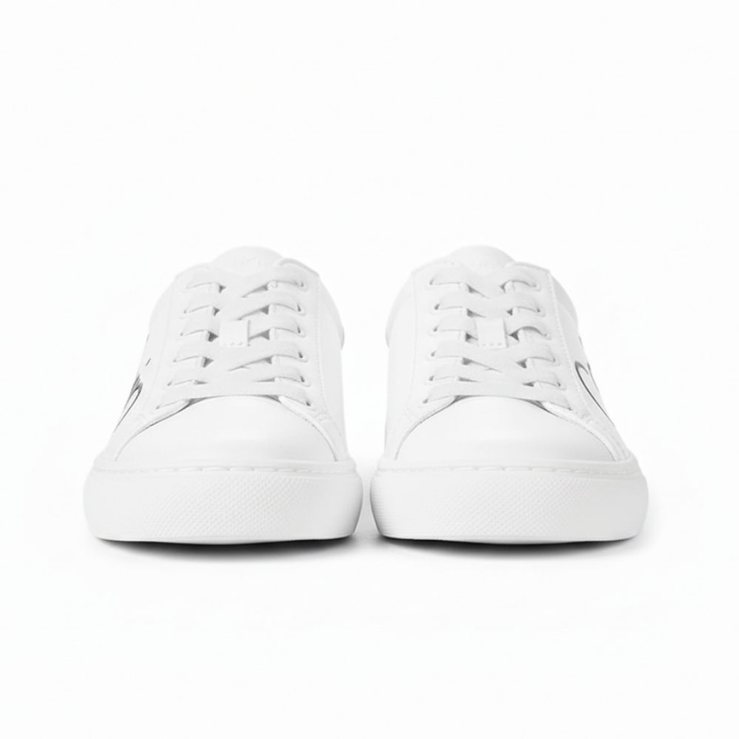 Zapatillas Urbanas Calvin Klein Modelo Cabre Color Blanco con Logo  3