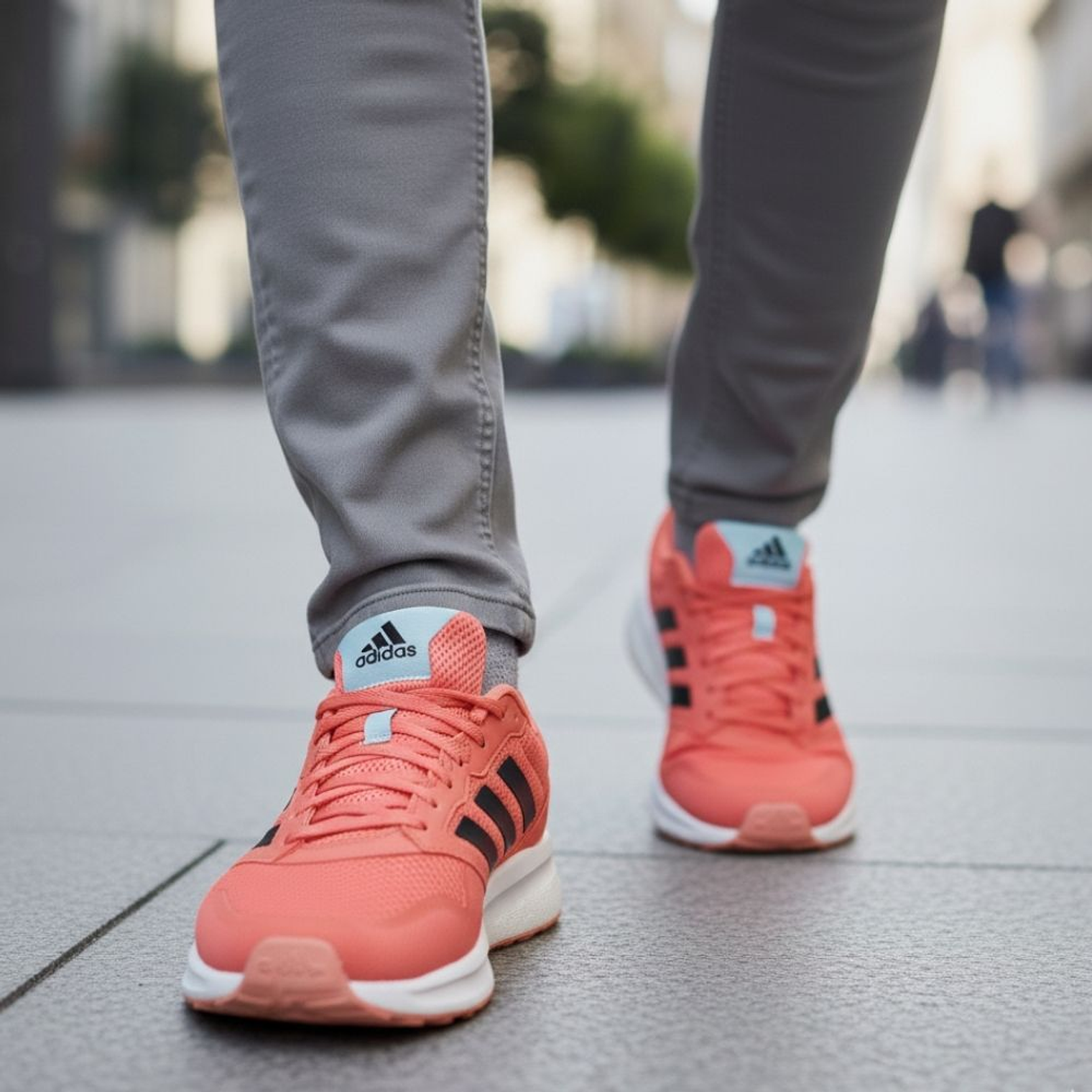 Zapatillas Deportivas Adidas Duramo 10 HP2373 para Hombre Naranja y Negro 4