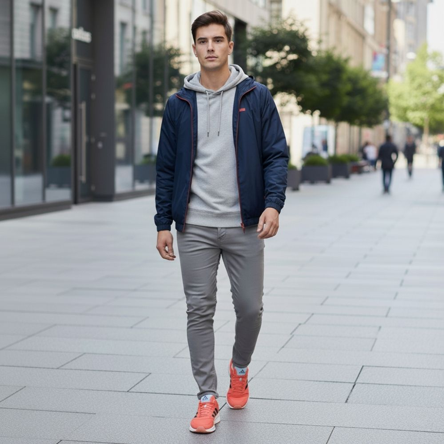 Zapatillas Deportivas Adidas Duramo 10 HP2373 para Hombre Naranja y Negro 5