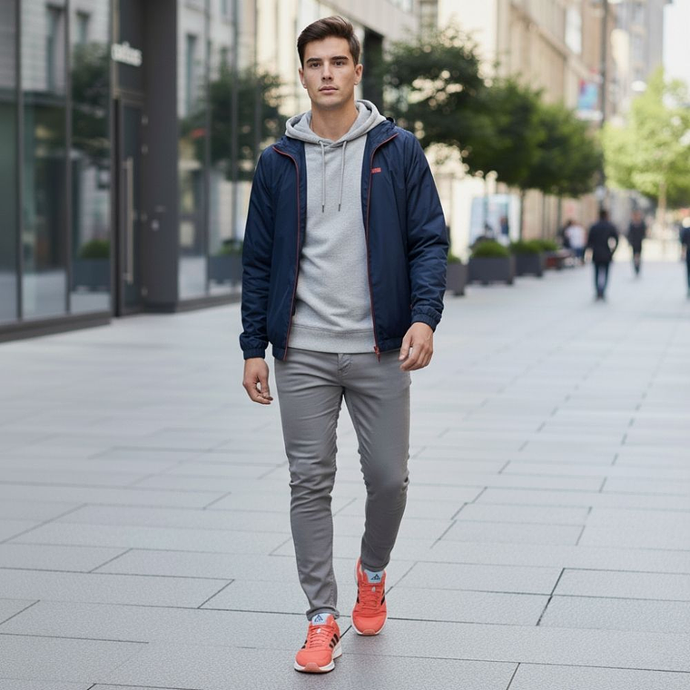 Zapatillas Deportivas Adidas Duramo 10 HP2373 para Hombre Naranja y Negro 5