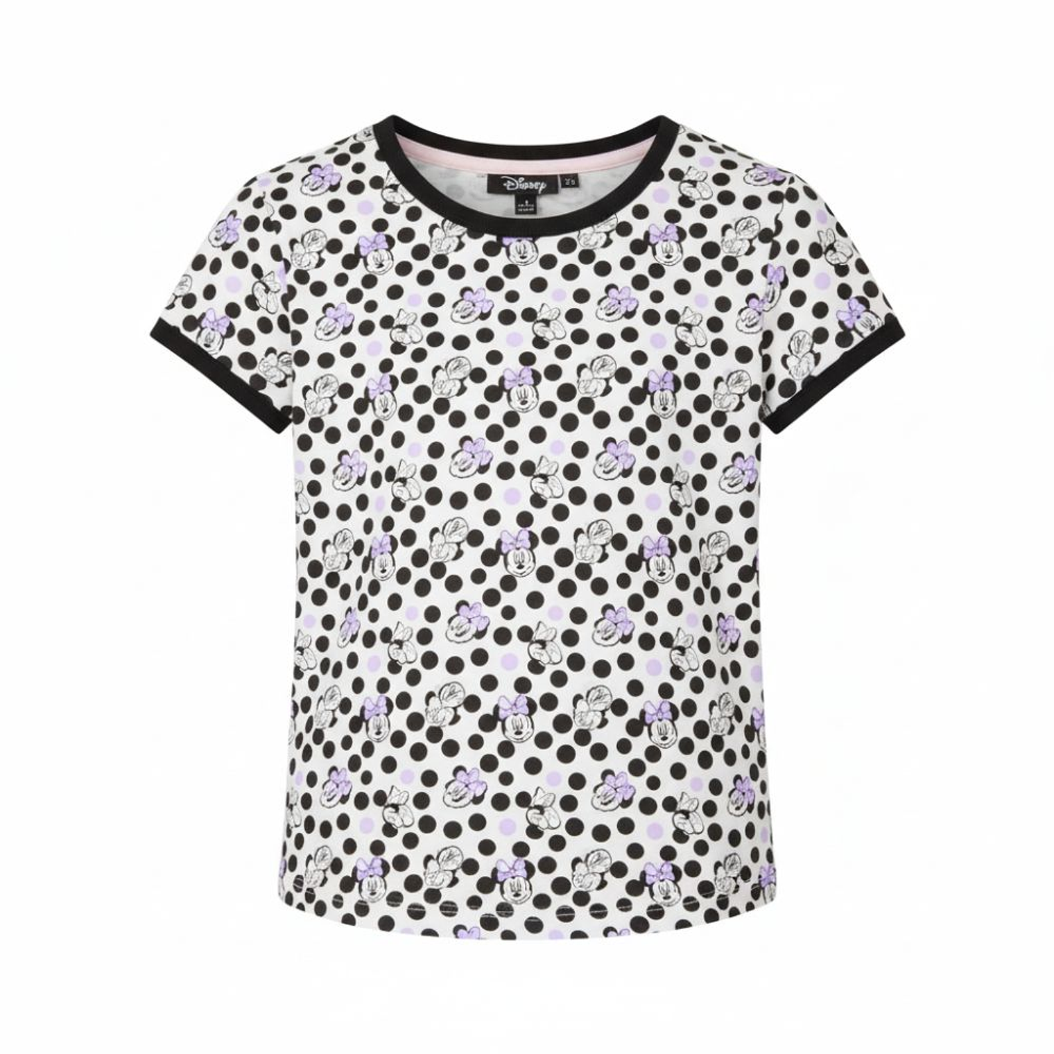 Polo Pionier Infantil Blanco Minnie Mouse con Patrón de Lunares 2