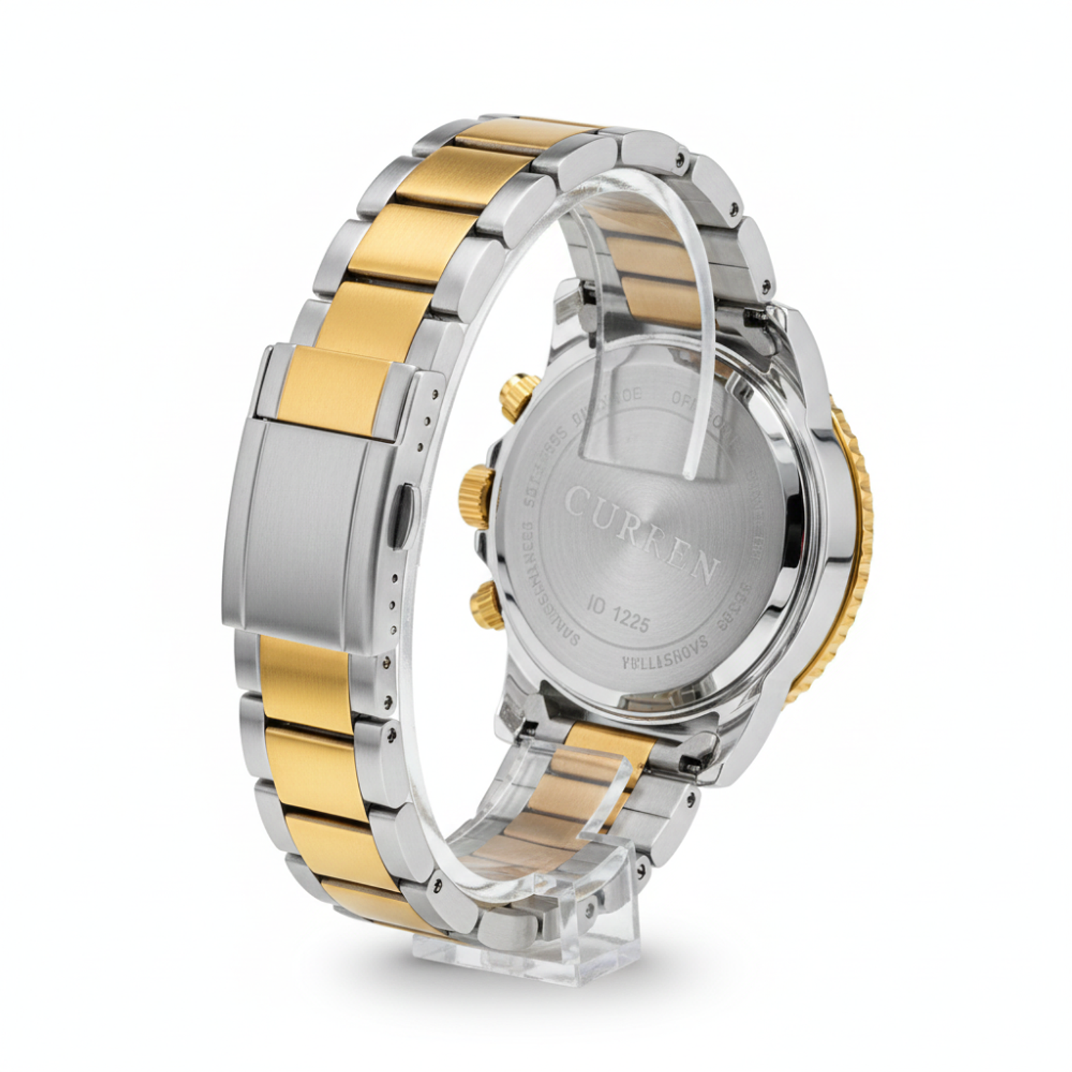 Reloj Análogo Curren KRED371901 8412 Hombre Plata y Dorado 2