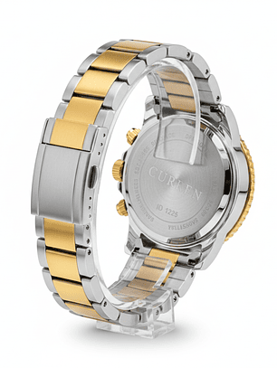 Reloj Análogo Curren KRED371901 8412 Hombre Plata y Dorado