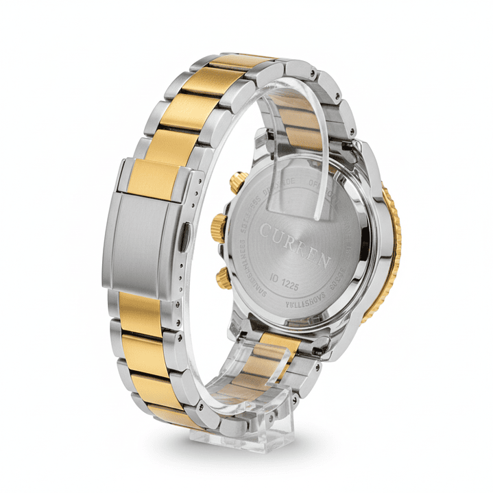 Reloj Análogo Curren KRED371901 8412 Hombre Plata y Dorado 2
