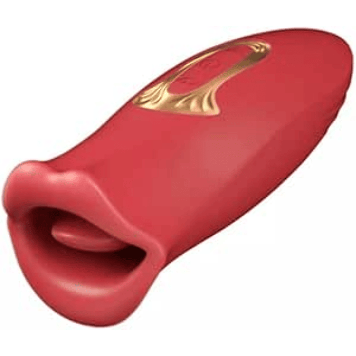 Adultos - Vibrador Consolador de Lengua Rojo Mujer USB Power 1