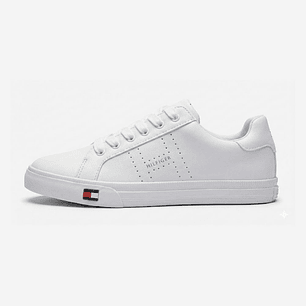 Zapatillas Tommy Hilfiger Luster Original Color Blanco Unisex