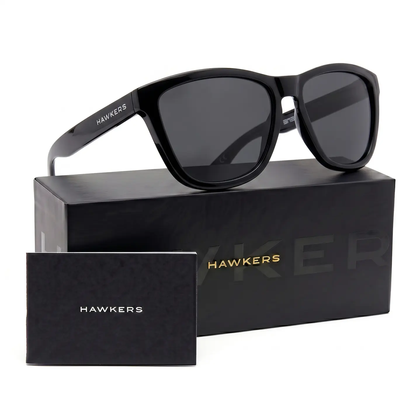 Lentes de Sol Hawkers One OTR23 Negro Brilloso Unisex Talla 54mm 1