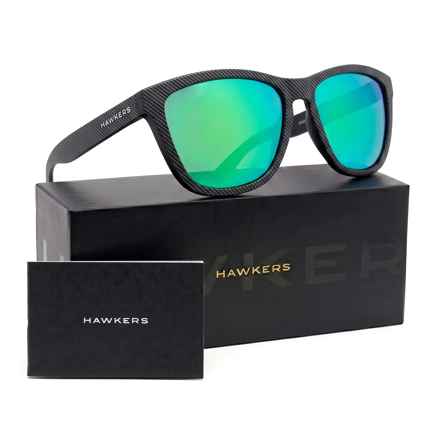 Lentes de Sol Polarizado Hawkers One HOCA22NETP Carbono Verde Espejado Talla 54mm 1