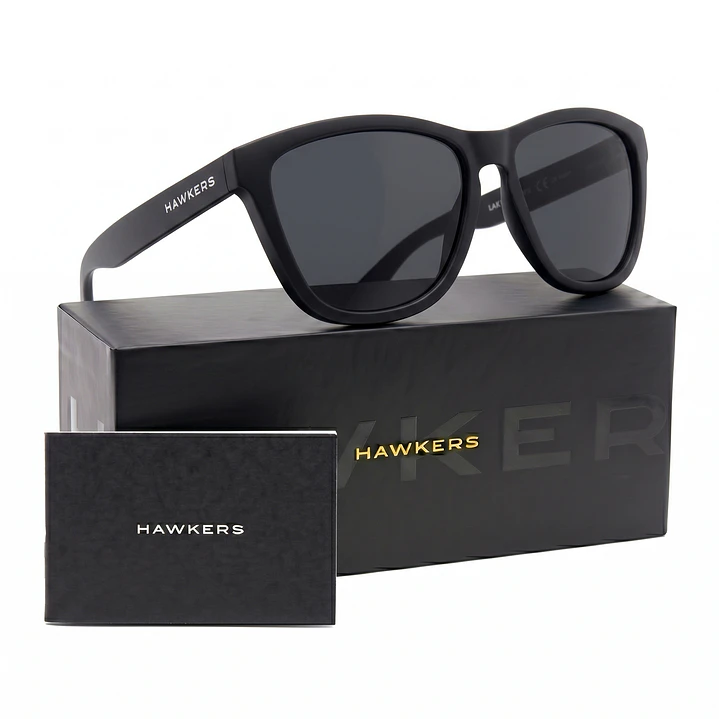Lentes de Sol Polarizado Hawkers One HONE22BBTP Negro Mate Black Talla 54mm 1