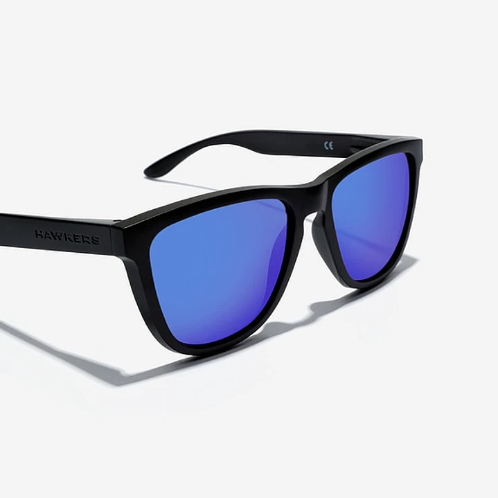 Lentes de Sol Hawkers One Raw HONR21BLT0 Negro Azul Espejado Talla 54mm 4