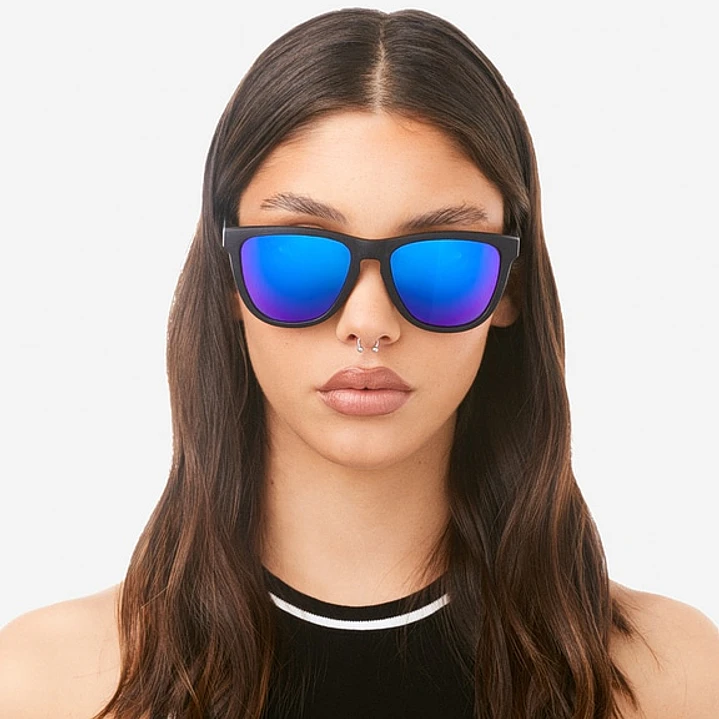 Lentes de Sol Hawkers One Raw HONR21BLT0 Negro Azul Espejado Talla 54mm 9