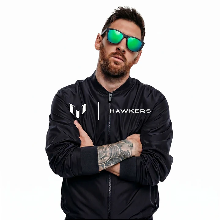 Lentes de Sol Hawkers One O18TR02 Negro Mate Verde Espejado Talla 54mm 6
