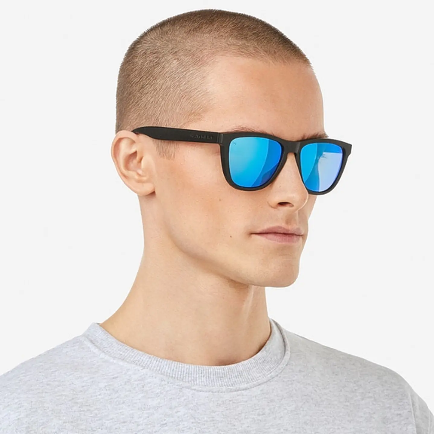 Lentes de Sol Hawkers One Raw HONR22BLT0 Negro Celeste Espejado Talla 54mm 8