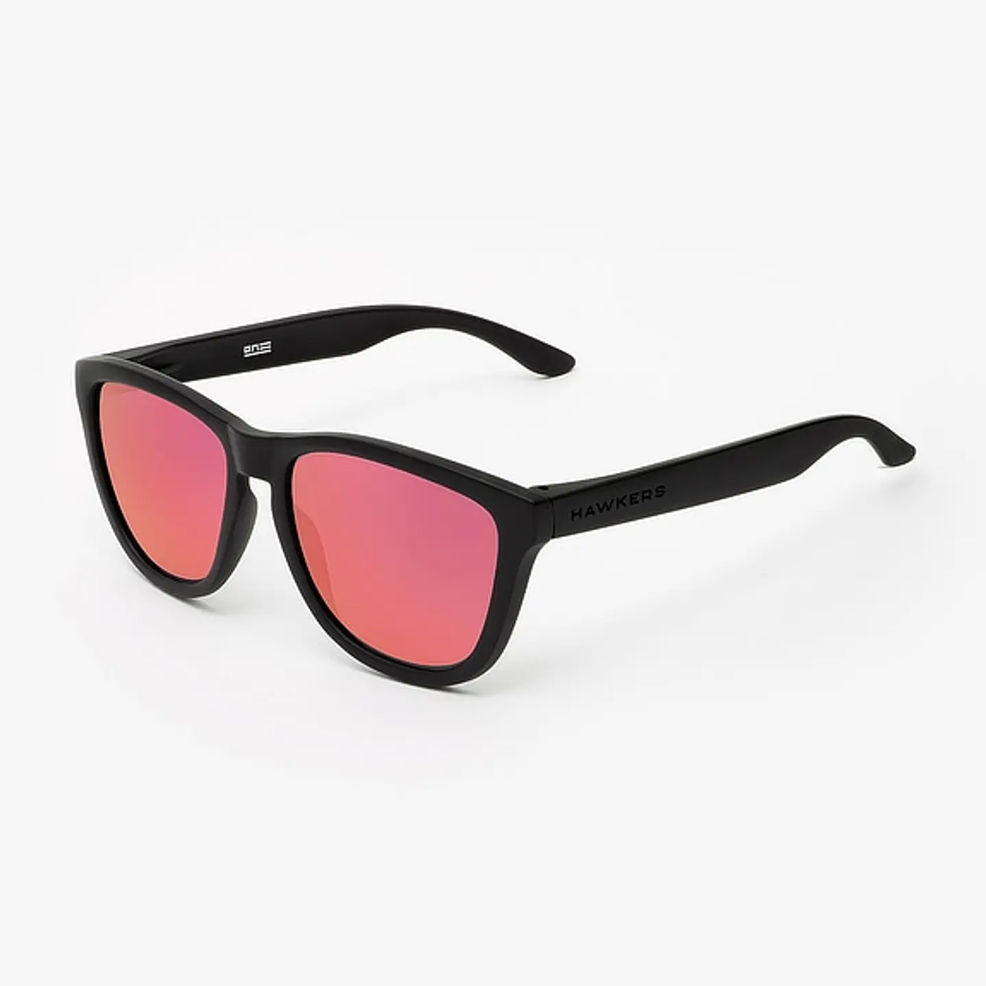 Lentes de Sol Hawkers One OTR48 Negro Mate Rojo Espejado Talla 54mm 4