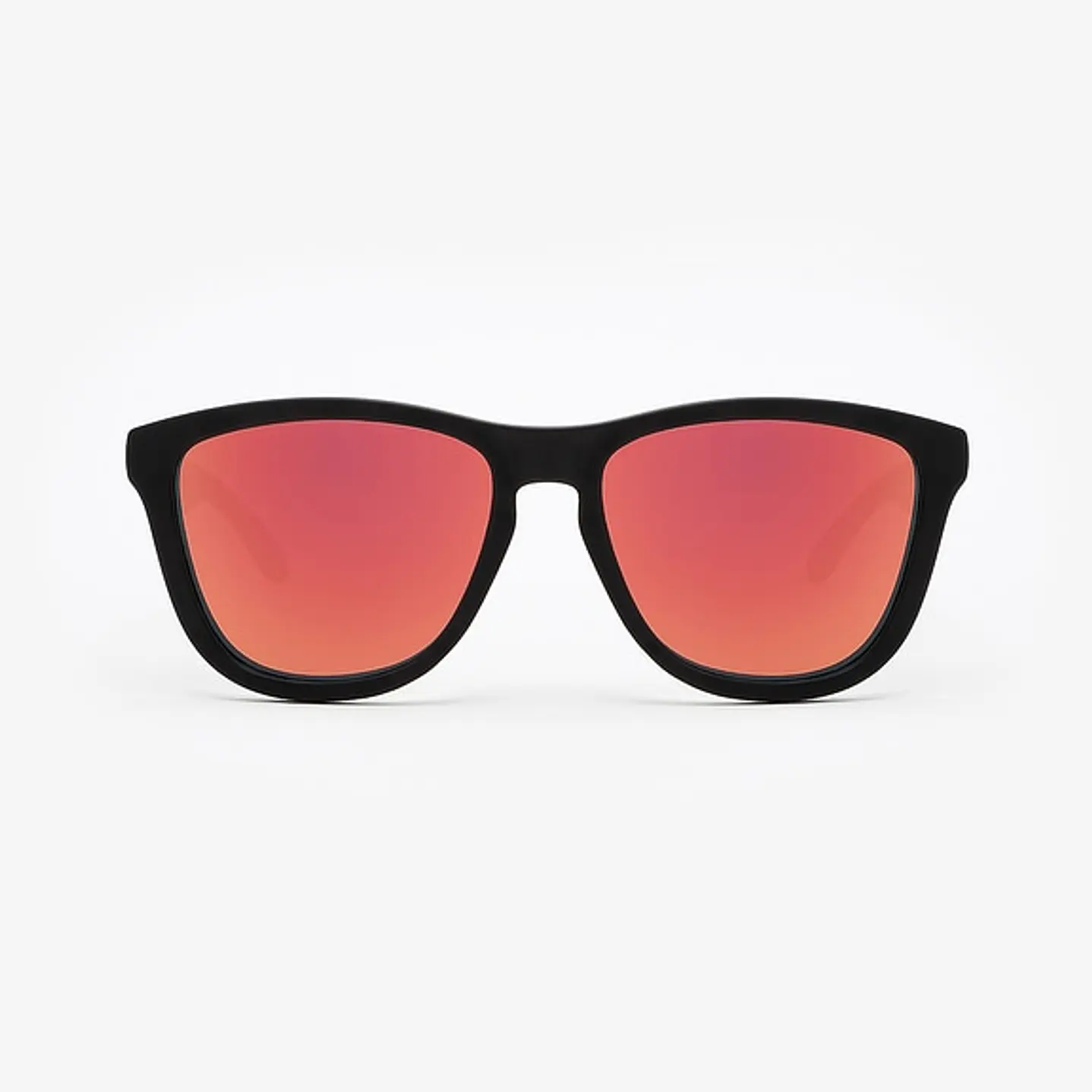 Lentes de Sol Hawkers One OTR48 Negro Mate Rojo Espejado Talla 54mm 6