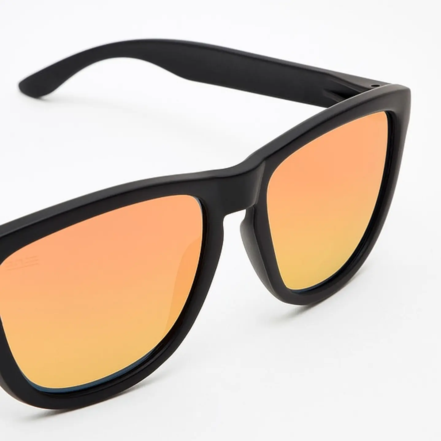Lentes de Sol Hawkers One O18TR31 Negro Mate Naranja Espejado Talla 54mm 6
