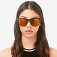 Lentes de Sol Hawkers One O18TR31 Negro Mate Naranja Espejado Talla 54mm - Miniatura 7