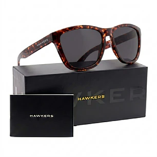 Lentes de Sol Hawkers One OTR32 Negro Marron Carey Unisex Talla 54mm