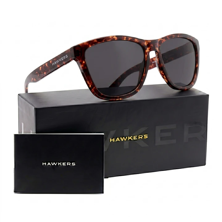 Lentes de Sol Hawkers One OTR32 Negro Marron Carey Unisex Talla 54mm 1
