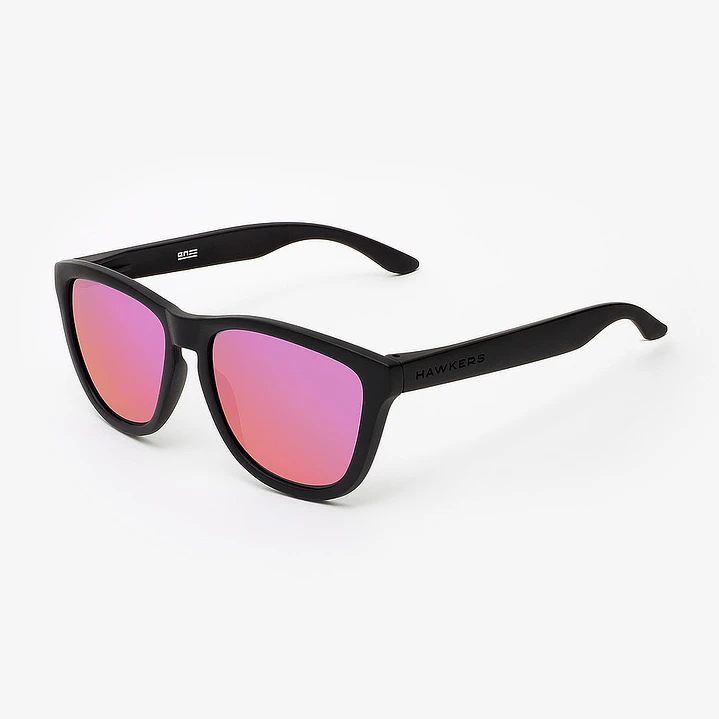Lentes de Sol Hawkers One Negro Lila Espejado OTR03 - Talla 54mm 2