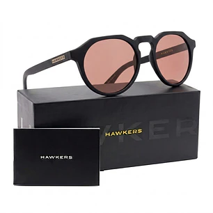 Lentes de Sol Hawkers Warwick Negro Rosado  WTR14 - Talla 51mm