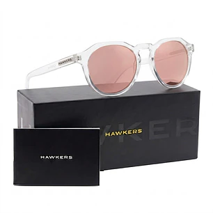 Lentes de Sol Hawkers Warwick Blanco Rosado W18TR15 - Talla 51mm