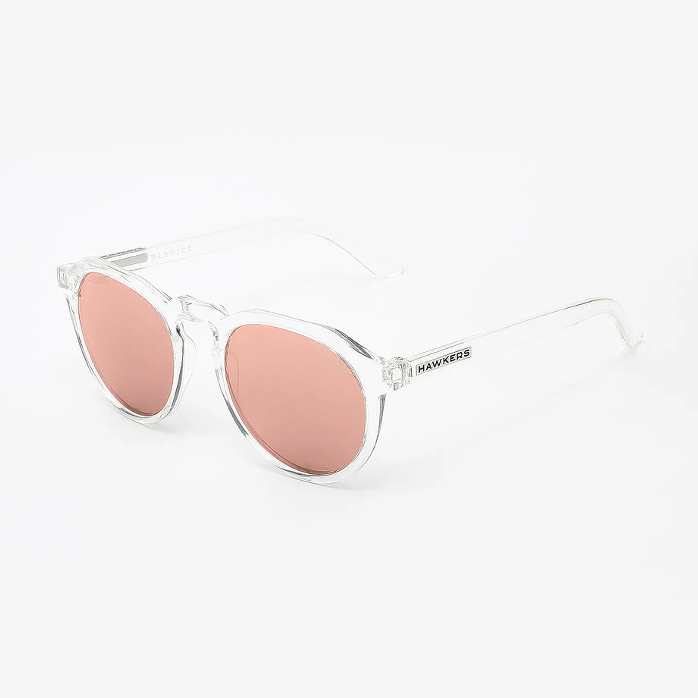 Lentes de Sol Hawkers Warwick Blanco Rosado W18TR15 - Talla 51mm 2