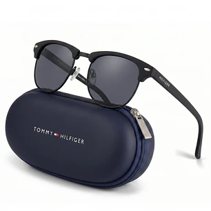 Lentes De Sol Tommy Hilfiger Outlook X62134 Negro Unisex - Talla 52