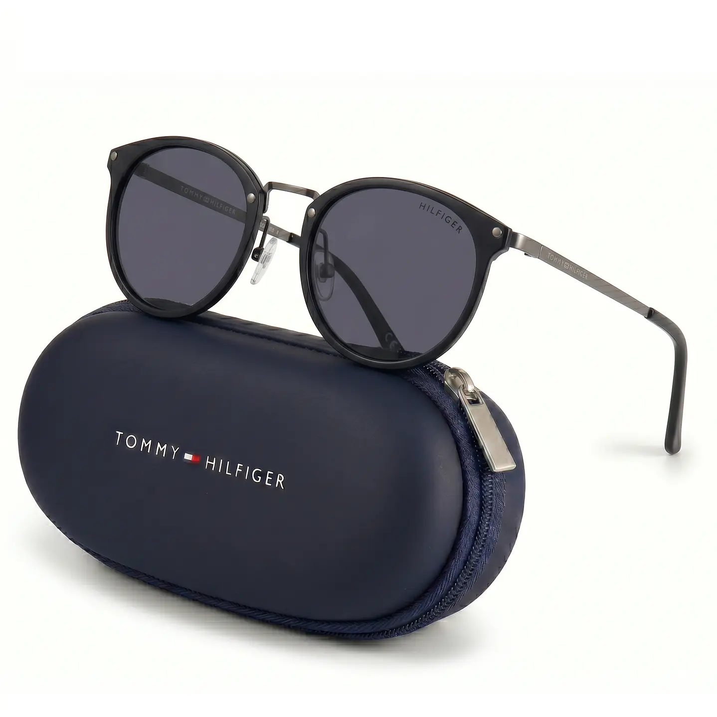 Lentes De Sol Tommy Hilfiger Outlook X60060 Negro Unisex - Talla 51mm 1